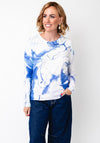 Jessica Graaf Diamante Embellished Knit Jumper, Blue