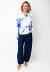 Jessica Graaf Diamante Embellished Knit Jumper, Blue