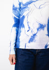 Jessica Graaf Diamante Embellished Knit Jumper, Blue