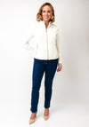 Jessica Graaf Textured Full Zip Jacket, Cream