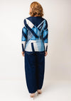 Jessica Graaf Geo Print Rhinestone Top, Blue