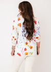 JESSICA GRAAF PRINT CARDIGAN WITH DIAMONDS