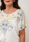 JESSICA GRAAF PRINT SHORT SLEEVE WITH DI