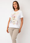 Jessica Graaf Watercolour Floral Print T-Shirt, White