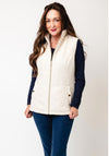 Jessica Graaf Lightwieght Gilet, Cream