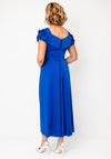 John Charles Applique Cape Skirt Pencil Dress, Blue