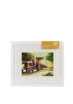 Blue Shoe Gallery “Making Hay” Framed Art by John Galvin