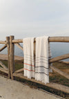 JOJO Mia Fringed Detail Towel, Denim Multi