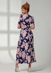 Jolie Moi Kenzie Wrap Jersey Maxi Dress, Floral Abstract