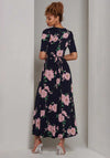 Jolie Moi Kenzie Wrap Jersey Maxi Dress, Navy Floral