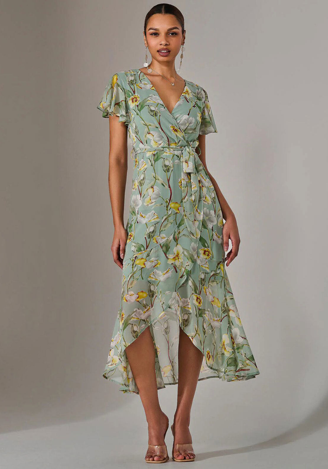 sachin and babi light blue dress Green Chiffon Dresses from £30 main image 1