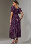 Jolie Moi Floral Wrap Midaxi Dress, Purple