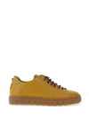 Jose Saenz Leather Laced Trainers, Yellow