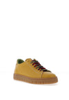Jose Saenz Leather Laced Trainers, Yellow