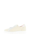 Jose Saenz Zip Detail Laced Trainers, Cream