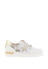 Jose Saenz Star Laced Trainers, White