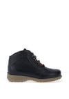 Jose Saenz Soft Leather Lace Up Ankle Boot, Navy