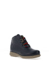 Jose Saenz Soft Leather Lace Up Ankle Boot, Navy