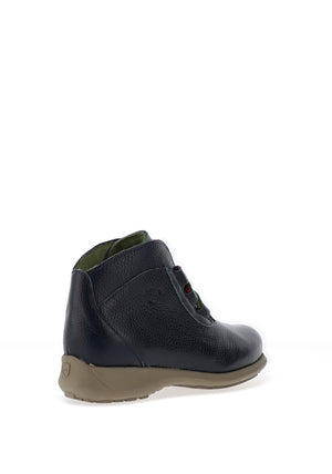 Jose Saenz Soft Leather Lace Up Ankle Boot, Navy
