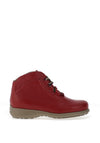 Jose Saenz Soft Leather Lace Up Ankle Boot, Red