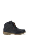 Jose Saenz Soft Leather Lace Up Ankle Boot, Navy