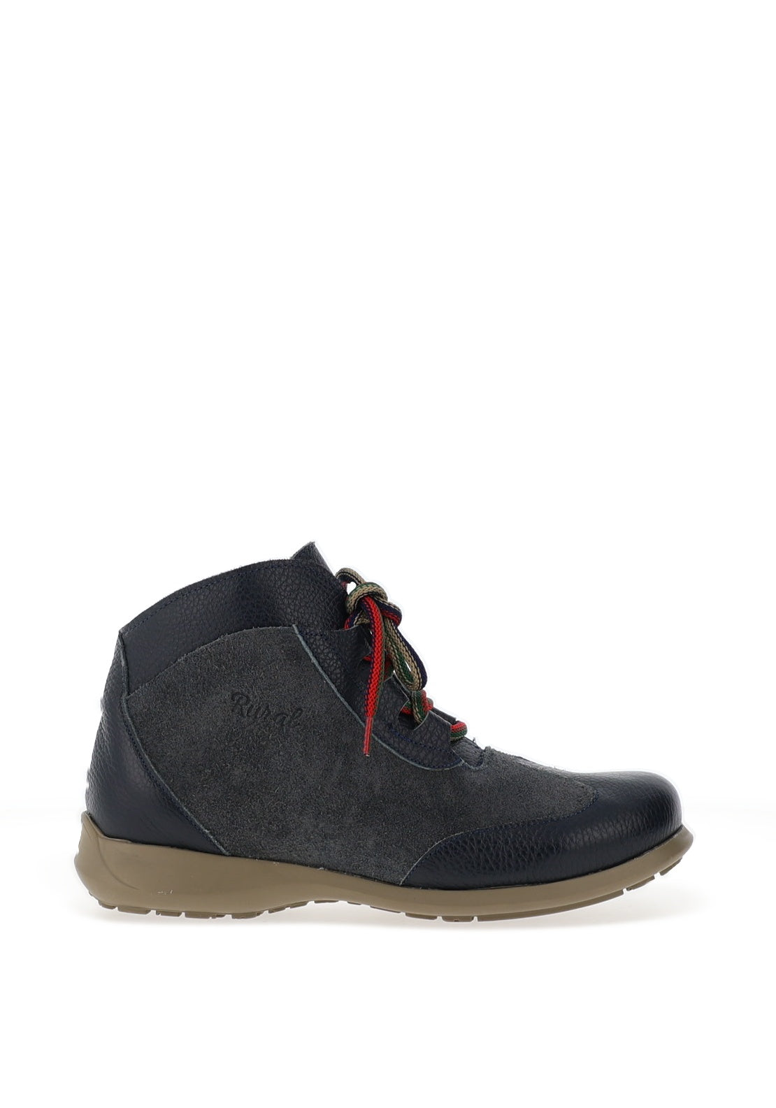 Jose Saenz Soft Leather Lace Up Ankle Boot, Navy