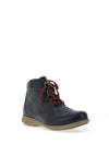 Jose Saenz Soft Leather Lace Up Ankle Boot, Navy