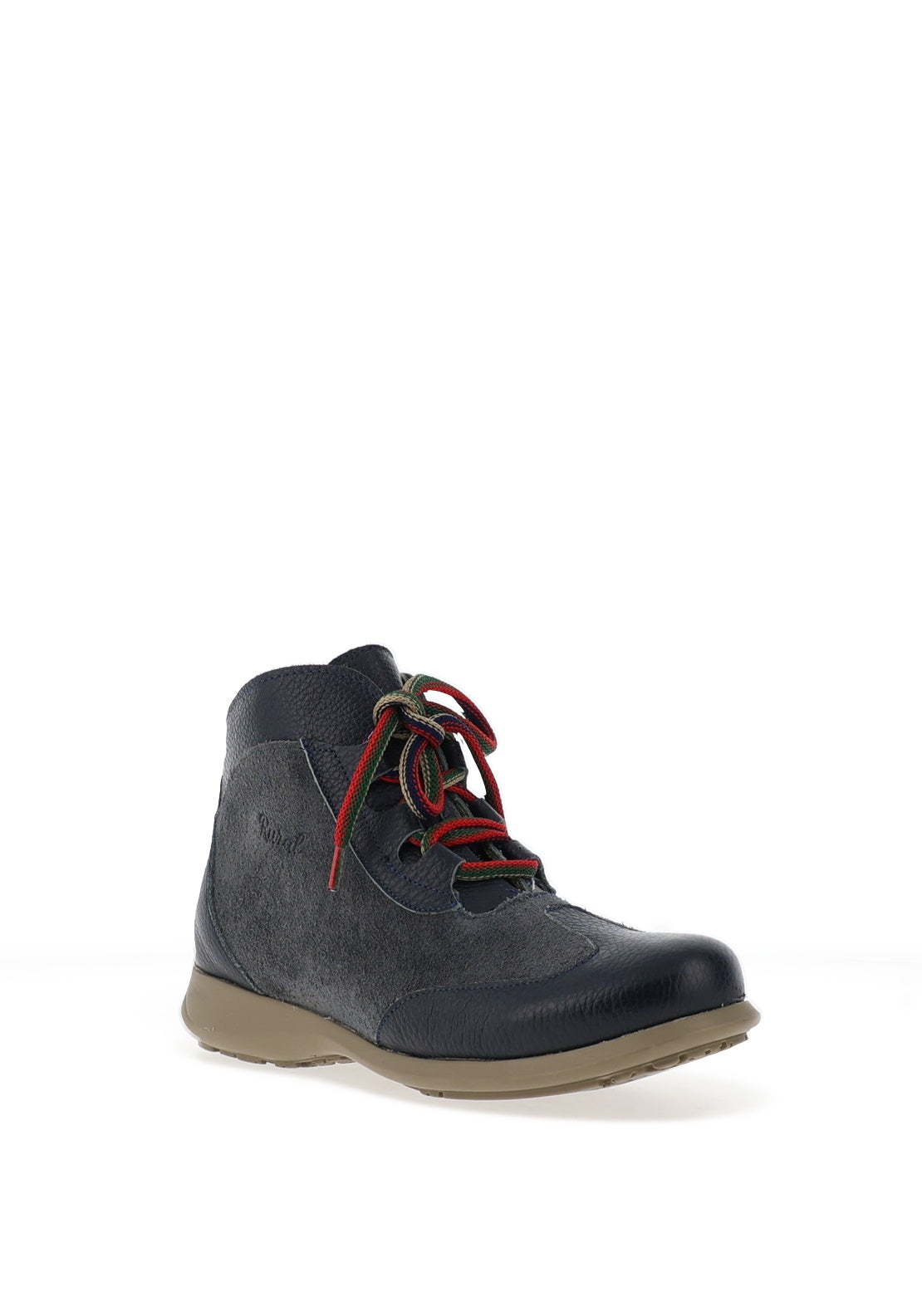 Jose Saenz Soft Leather Lace Up Ankle Boot, Navy