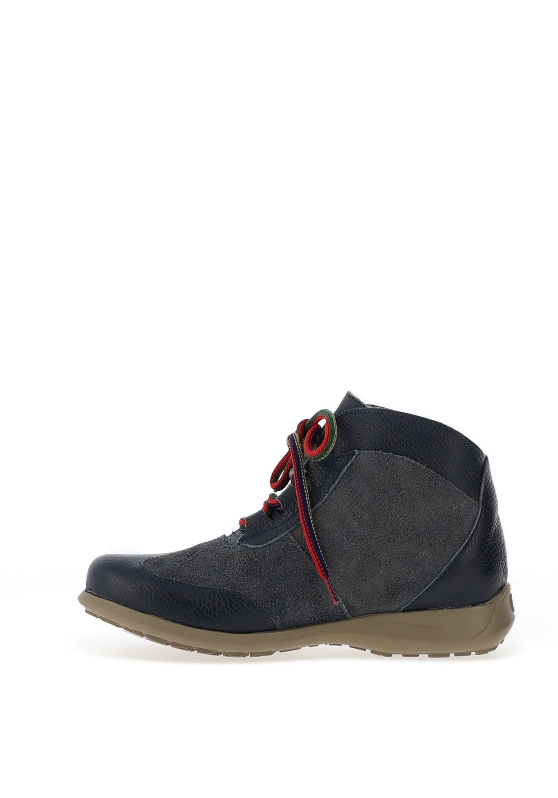 Jose Saenz Soft Leather Lace Up Ankle Boot, Navy