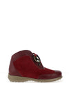 Jose Saenz Soft Leather Lace Up Ankle Boot, Wine