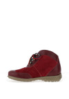 Jose Saenz Soft Leather Lace Up Ankle Boot, Wine