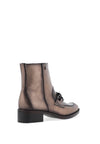 Jose Saenz Chain Link Shimmer Ankle Boot, Bronze