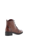 Jose Saenz Matte Lace Up Ankle Boots, Brown