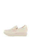 Jose Saenz Platform Loafers, Cream