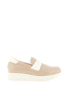 Jose Saenz Platform Loafers, Cream