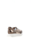 Jose Saenz Colour Block Trainers, Gold