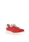 Jose Saenz Colour Block Trainers, Red