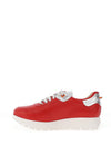 Jose Saenz Colour Block Trainers, Red