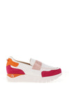Jose Saenz Colour Block Loafers, Pink