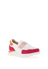 Jose Saenz Colour Block Loafers, Pink