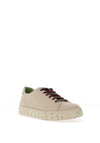 Jose Saenz Leather Laced Trainers, Beige