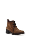 Jose Saenz Velour Rope Laced Fastening Boots, Dark Taupe