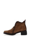 Jose Saenz Velour Rope Laced Fastening Boots, Dark Taupe