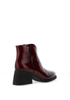 Jose Saenz Patent Leather Heeled Boot, Red