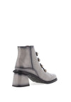 Jose Saenz Patent Leather Heeled Boots, Grey
