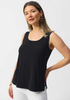 Joseph Ribkoff Scoop Neck Cami, Black