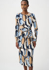 Joseph Ribkoff Printed Silky Knit Midi Dress, Black Multi