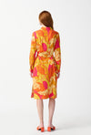 Joseph Ribkoff Tropical Print Knee Length Shirt Dress, Multi