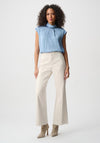 Joseph Ribkoff Satin Turtleneck Top, Blue