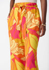 Jospeh Ribkoff Tropical Print Wide Leg Trousers, Pink Multi